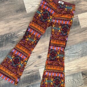 Vibrant Geometric Print Pants